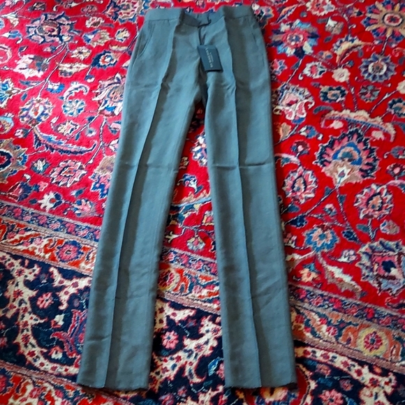 Burberry Pants - Burberry Prorsum womens grey slacks, pants, trousers, NWT, sz 6 (40 IT).